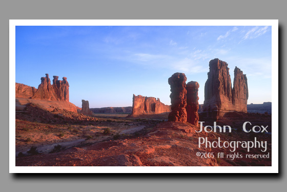 Courthouse Towers, Arches National Park, Utah