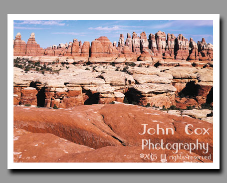 Sandstone Needles, Canyonlands National Park, Utah