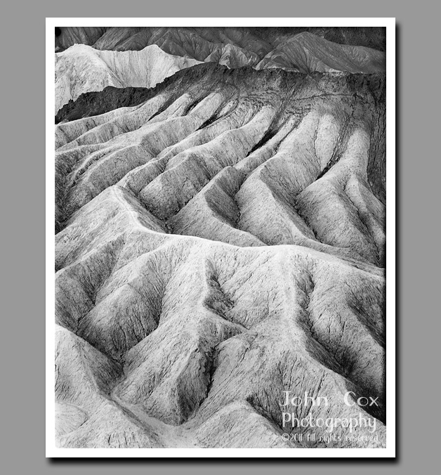 The weathered fans of Zabriskie Point stand as a beautiful testament to the beauties of erosion.